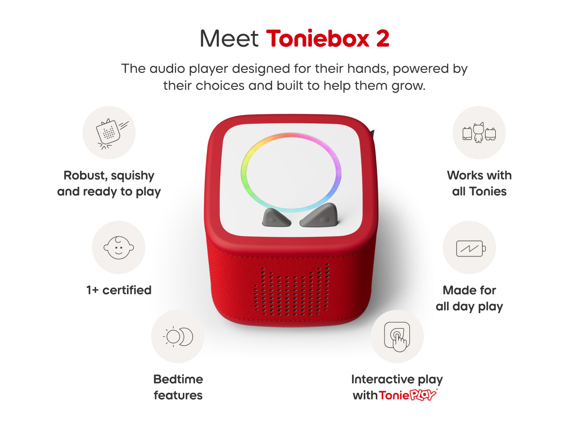 Toniebox 2 Sunset Red Play Set Paw Patrol Chase UK