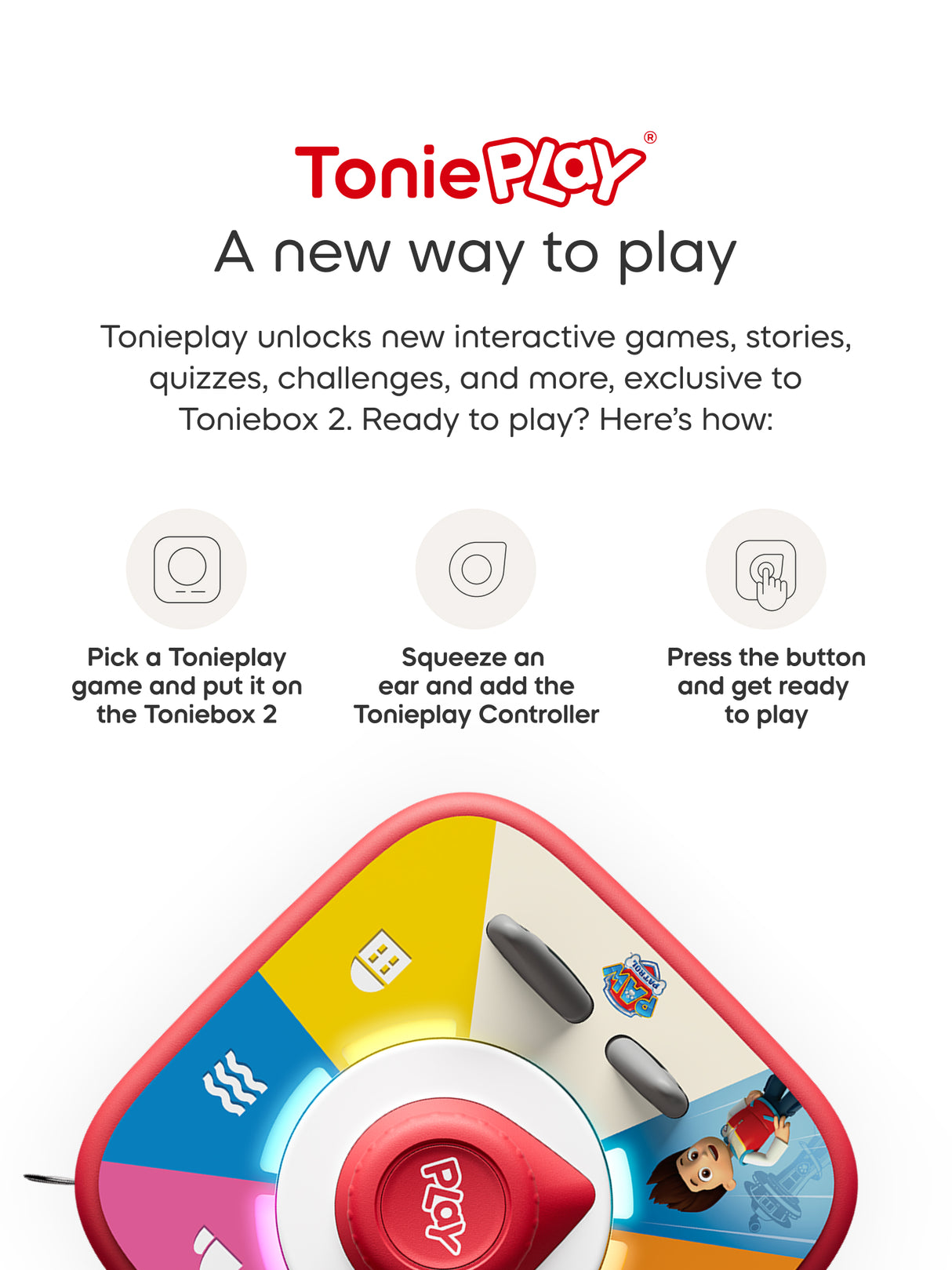 Toniebox 2 Cloud Pink Play Set Paw Patrol Chase UK