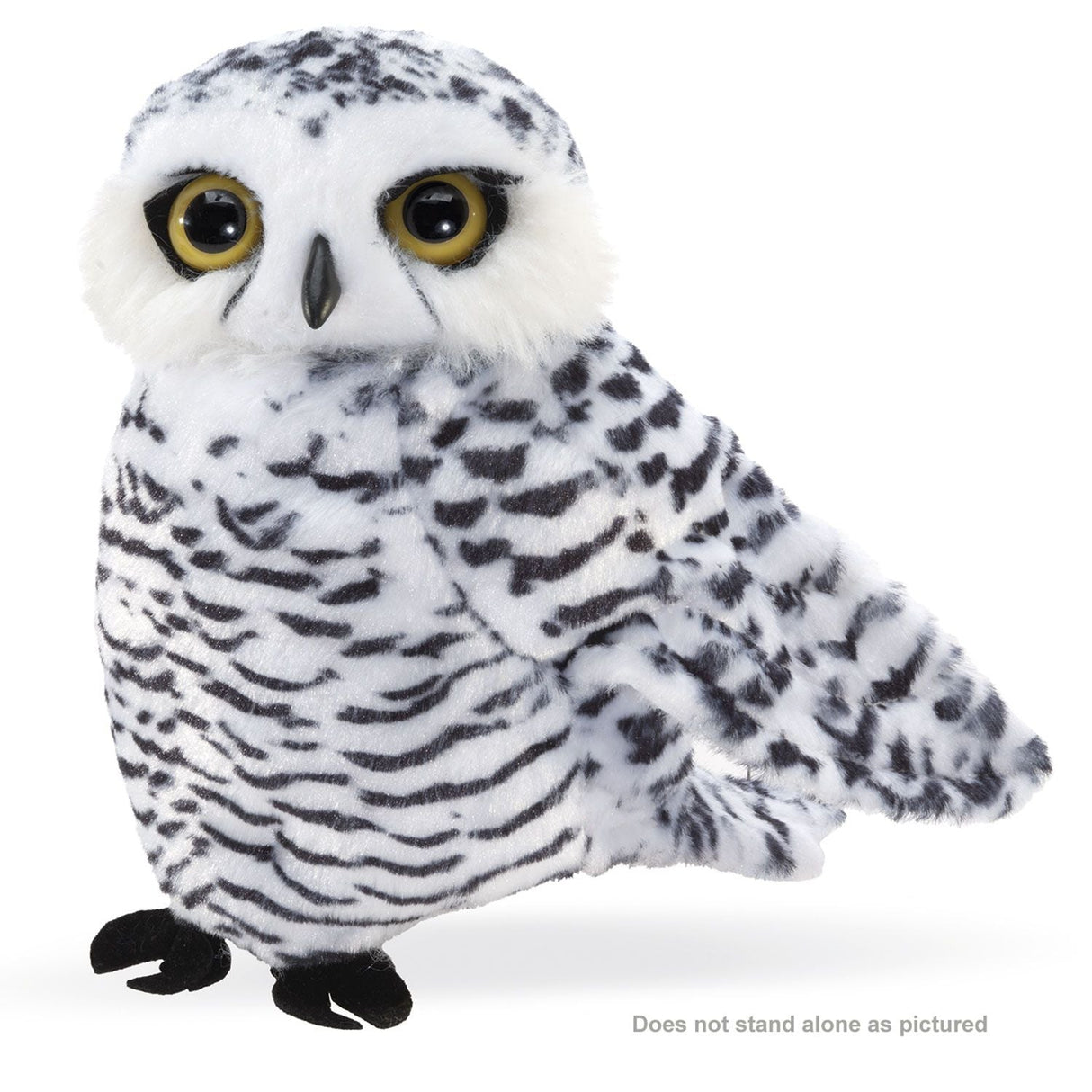 Folkmanis Small Snowy Owl Hand Puppet - Little Whispers