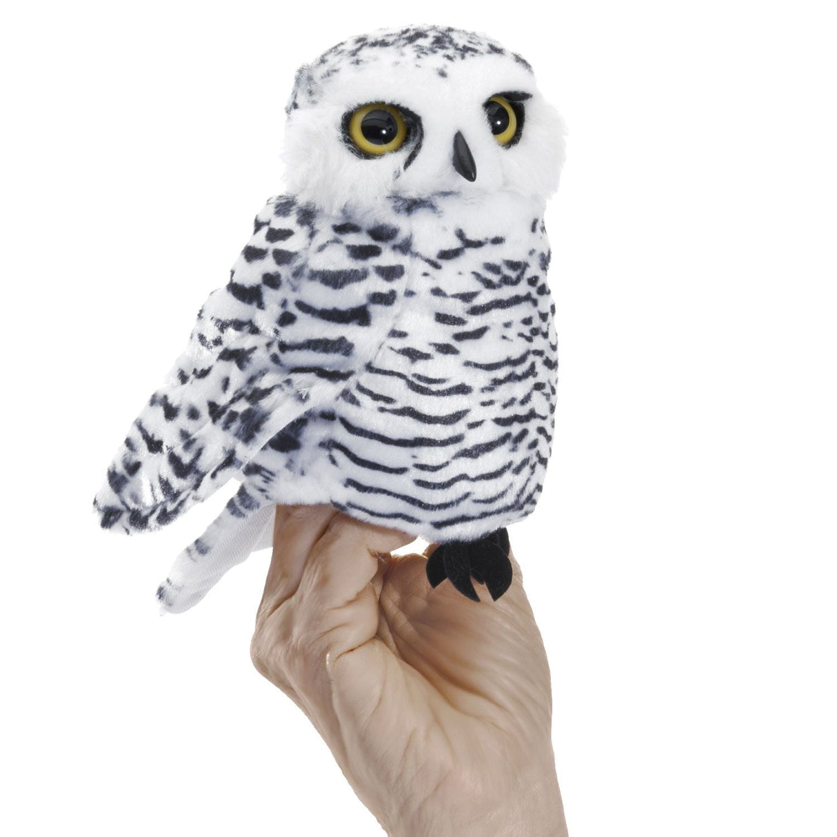 Folkmanis Small Snowy Owl Hand Puppet - Little Whispers