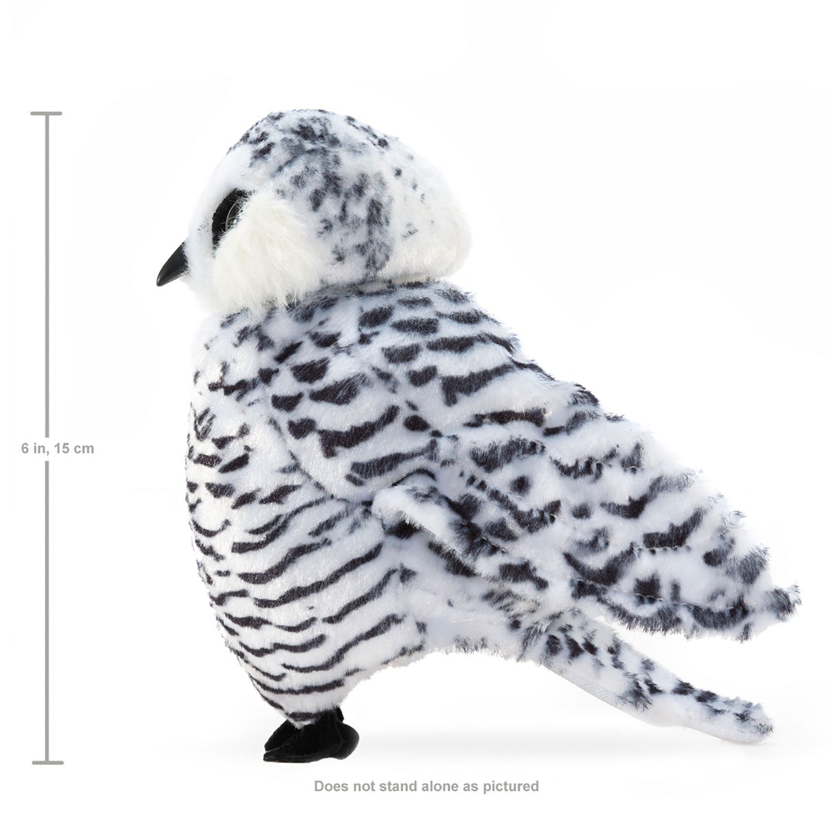 Folkmanis Small Snowy Owl Hand Puppet - Little Whispers
