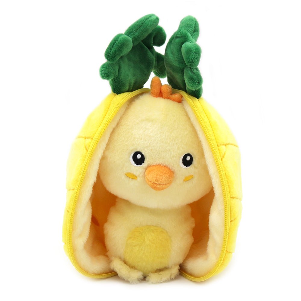 Flipetz Nugget the Chick/Pineapple 2-in-1 Soft Plush Collectable (Pre-Order due in April) - Little Whispers