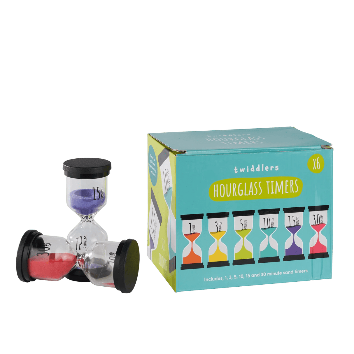 6 Hour Glass Timers PT091 - Little Whispers