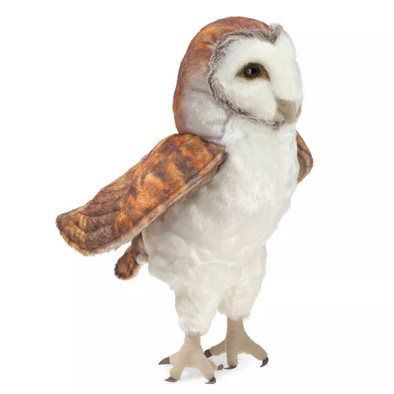Folkmanis Large Barn Owl Hand Puppet (Pre-Order Yours Now) - Little Whispers