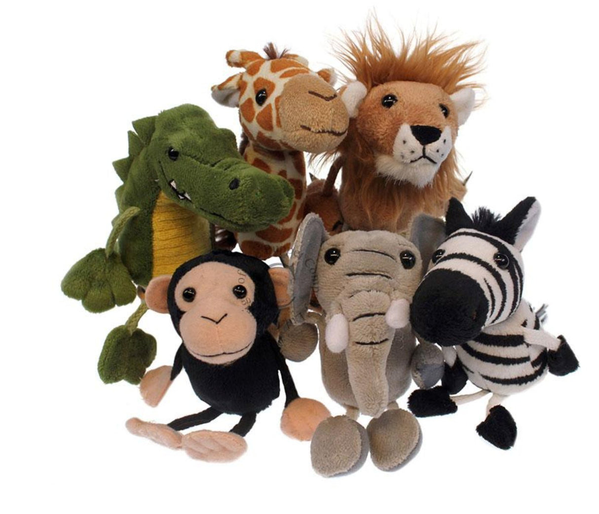 Rumble in the Jungle Story Sack with Puppet Company Finger Puppets - Little Whispers