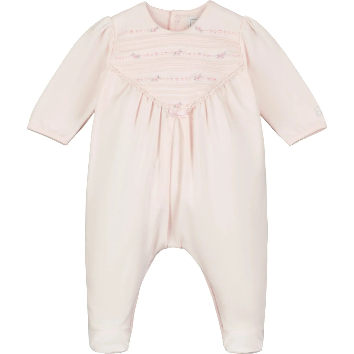 Emile Rose Felicia Pretty Pink Baby Girls Babygrow - Little Whispers
