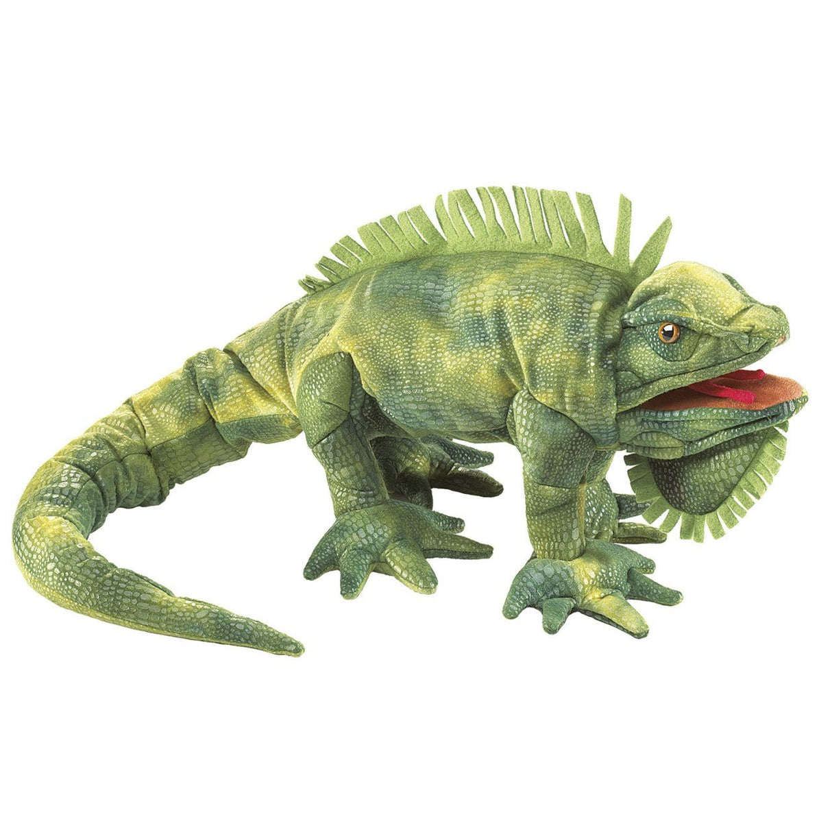 Folkmanis Large Iguana Hand Puppet (Pre - Order - in Approx Middle August) - Little Whispers