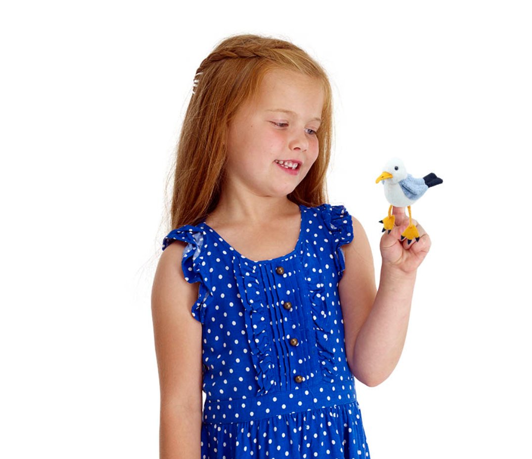 Puppet Company Seagul Finger Puppet - Little Whispers