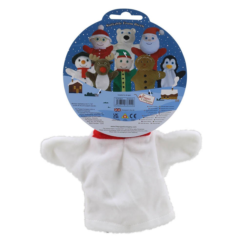 Puppet Company Snowman Hand puppet - Little Whispers