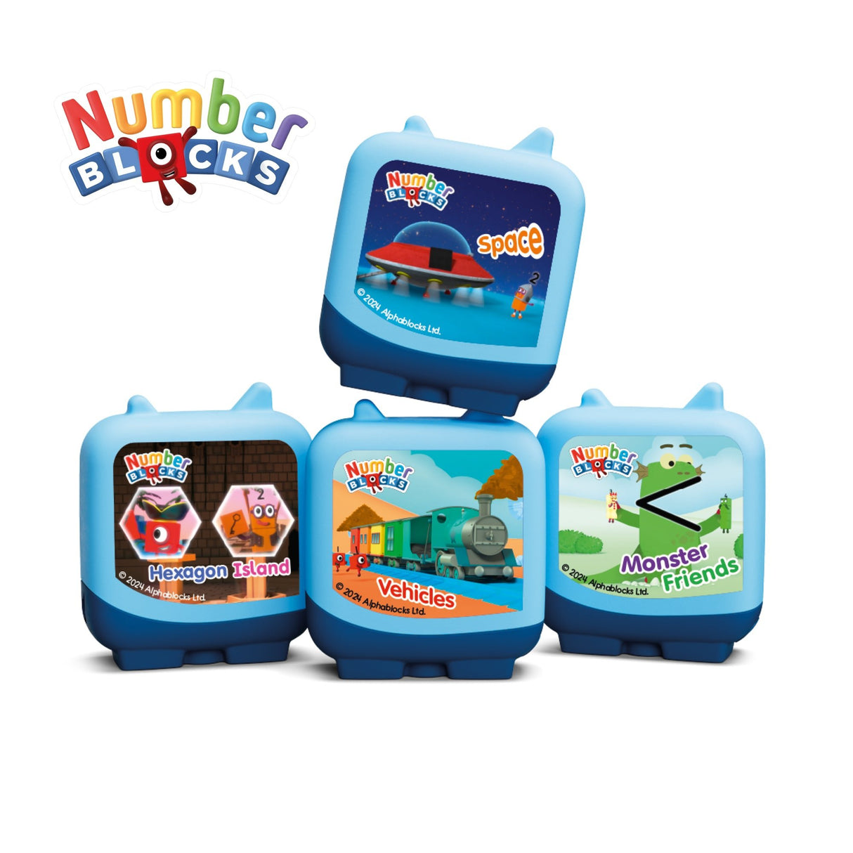 Tonies Audio Pocket Collection - Numberblocks Audio Clever Pocket Tonie Set (Pre - Order - Available approx 20th September) - Little Whispers