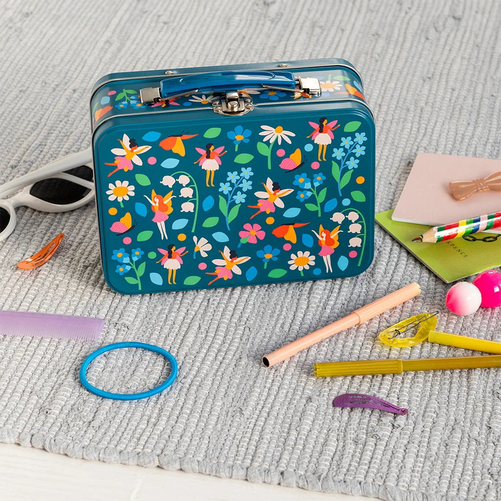 Tin case - Fairies in the Garden