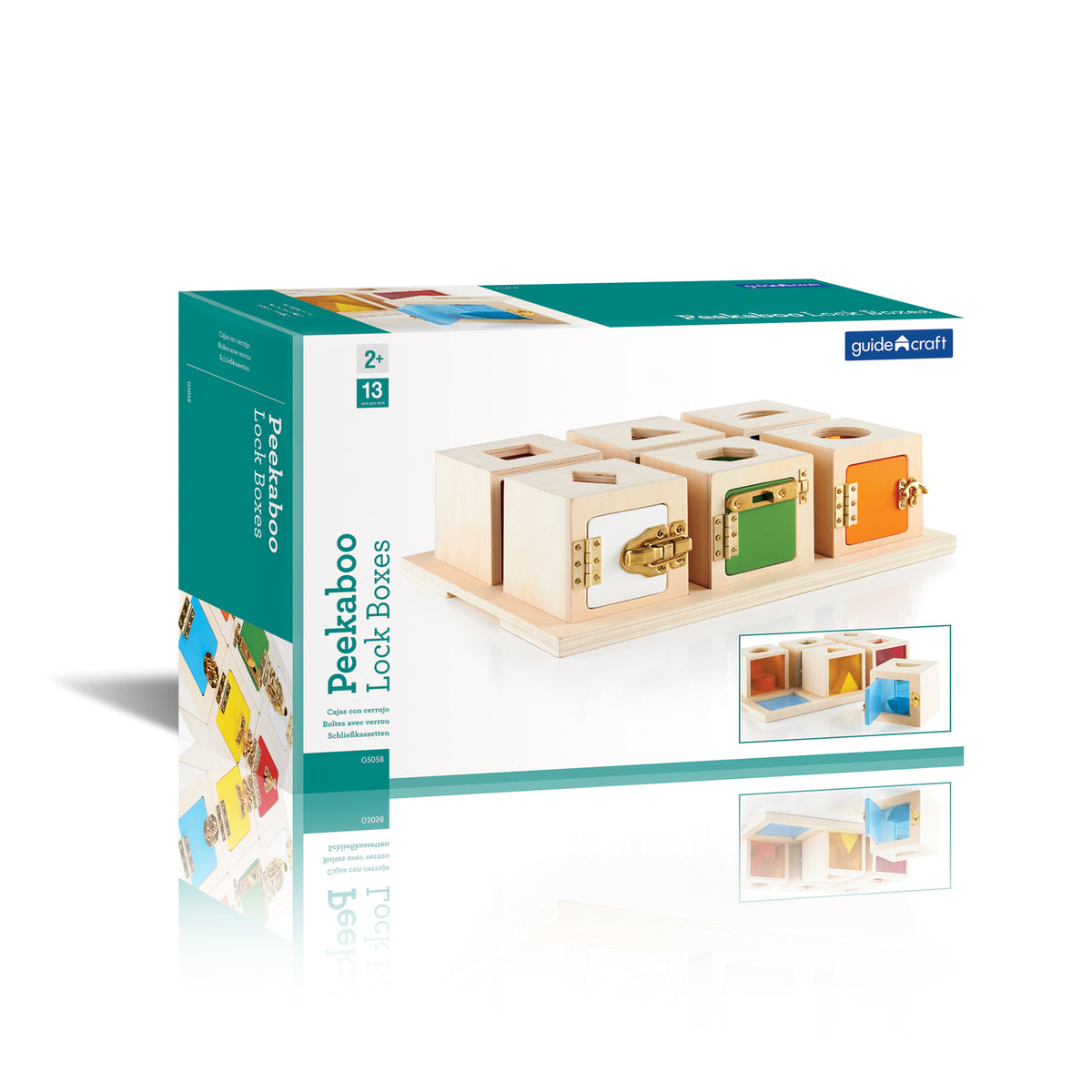 Guide Craft Peekaboo Lock Boxes Set of 6 (Direct Shipping UK)