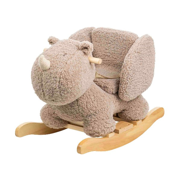 Nattou Taupe Rocker Rhino Ecru (Direct Shipping) - Little Whispers