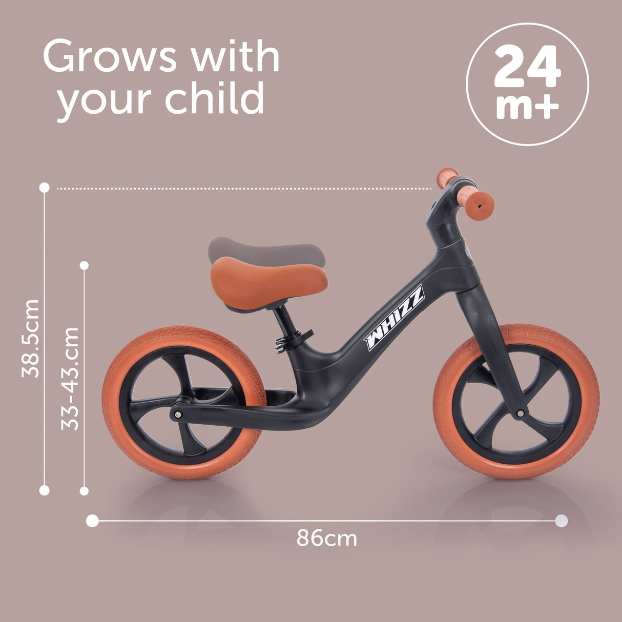Whizz Balance Bike - Blue Bike (Direct Shipping) - Little Whispers