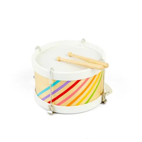 Bigjigs Rainbow Striped Drum - Little Whispers