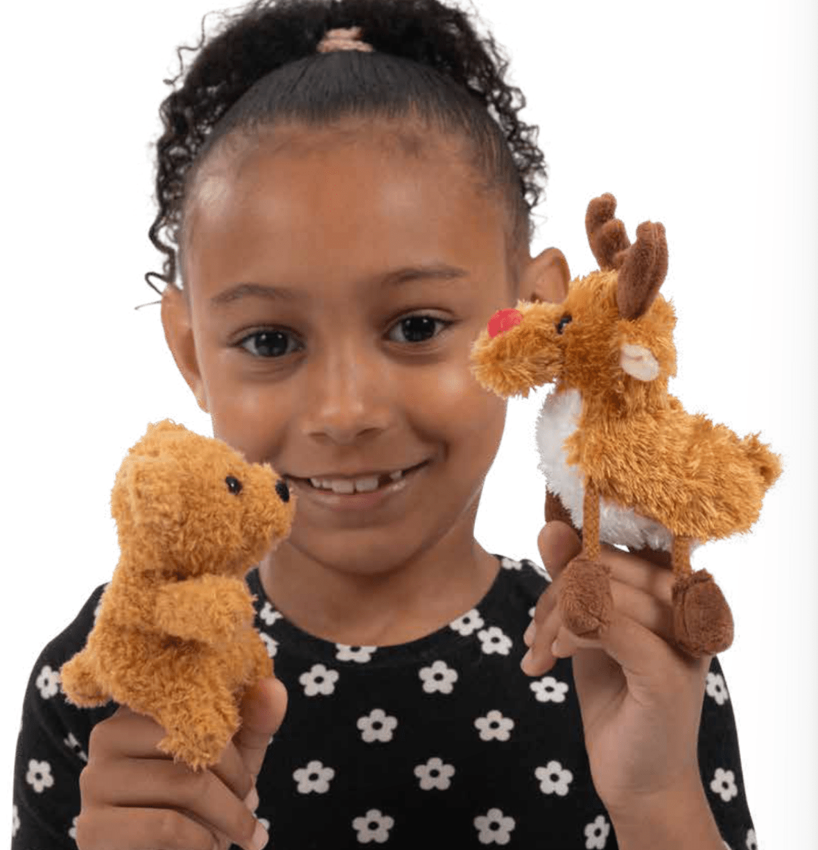 Puppet Company Reindeer Finger Puppet - Little Whispers