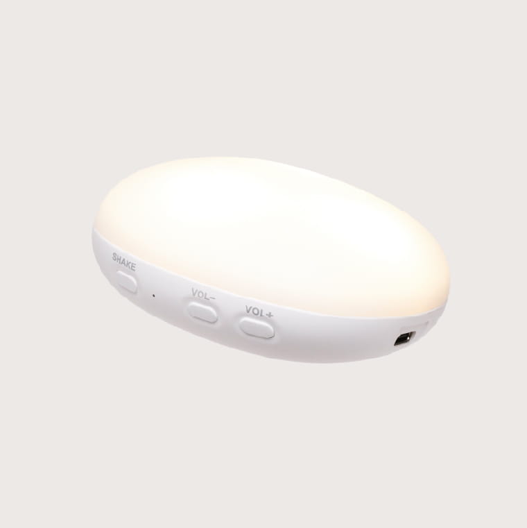 Moonie 2.0 Cappuccino Nature Bear - The Organic Hummy Bear with Lamp - Little Whispers