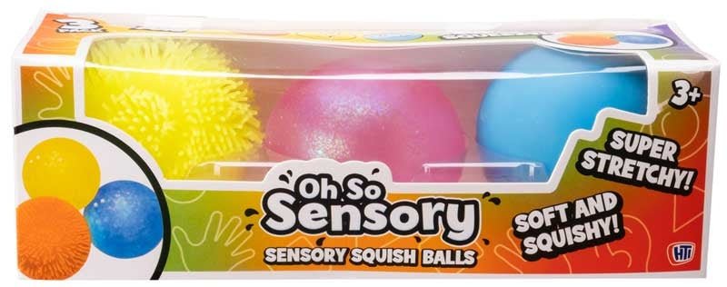 Sensory Squish Ball Pack of 3 - Little Whispers