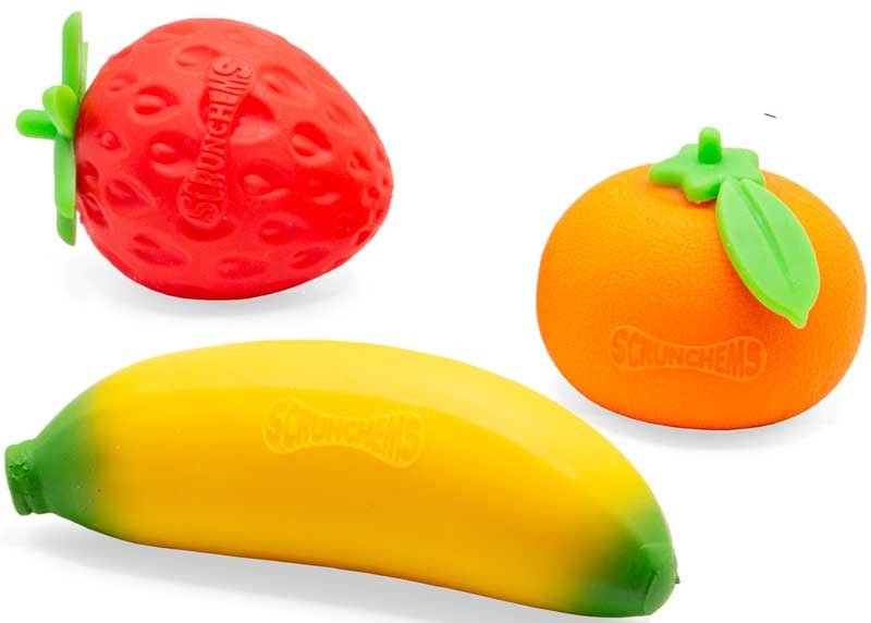 Funky Squishy Sensory Fruit Shaped Squishy Fidgit Toys - Little Whispers