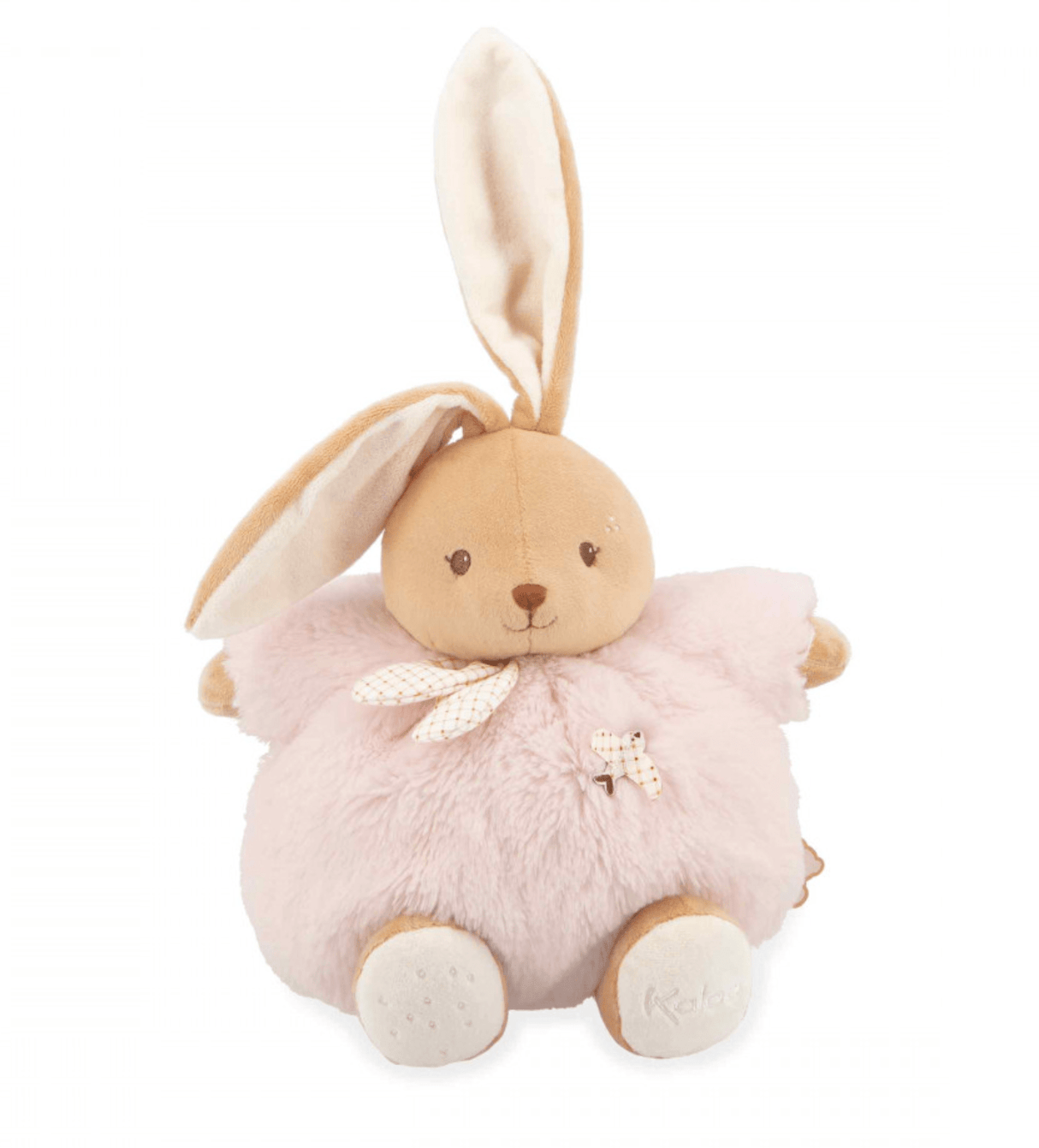 Kaloo Pink Chubby Rabbit Plush Toy - 17 cm - Little Whispers