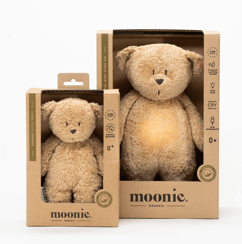 New Small Moonie Cappuccino Bear - Little Whispers