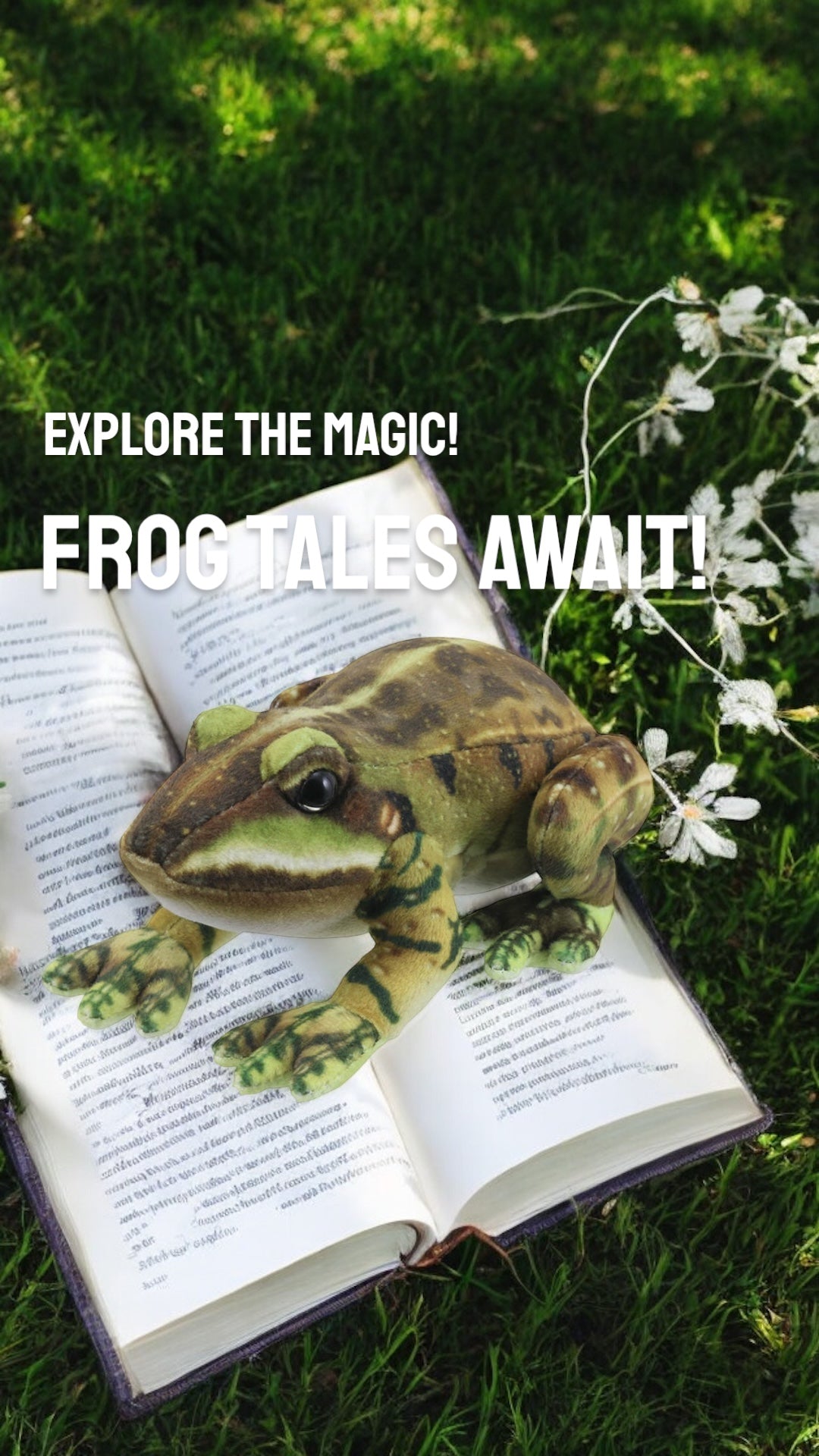 PRE - ORDER: Little Creatures – Green Frog Finger Puppet - Little Whispers