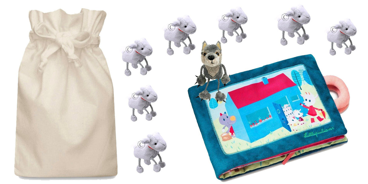 Nicolas the Wolf and the 7 Goats Story Sack - Little Whispers
