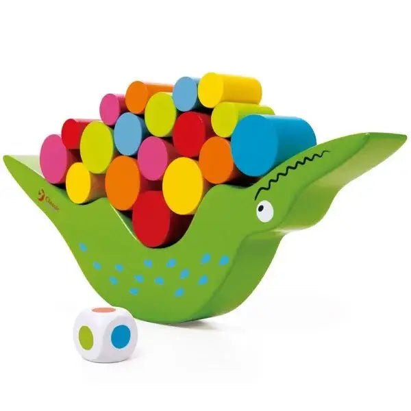 Classic World - Wooden Crocodile Balancing Game - Little Whispers