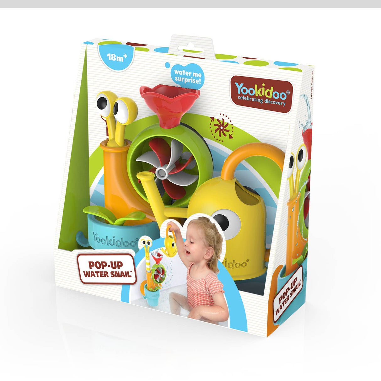Yookidoo Pop - Up Water Snail Fun Bath Toy - Little Whispers