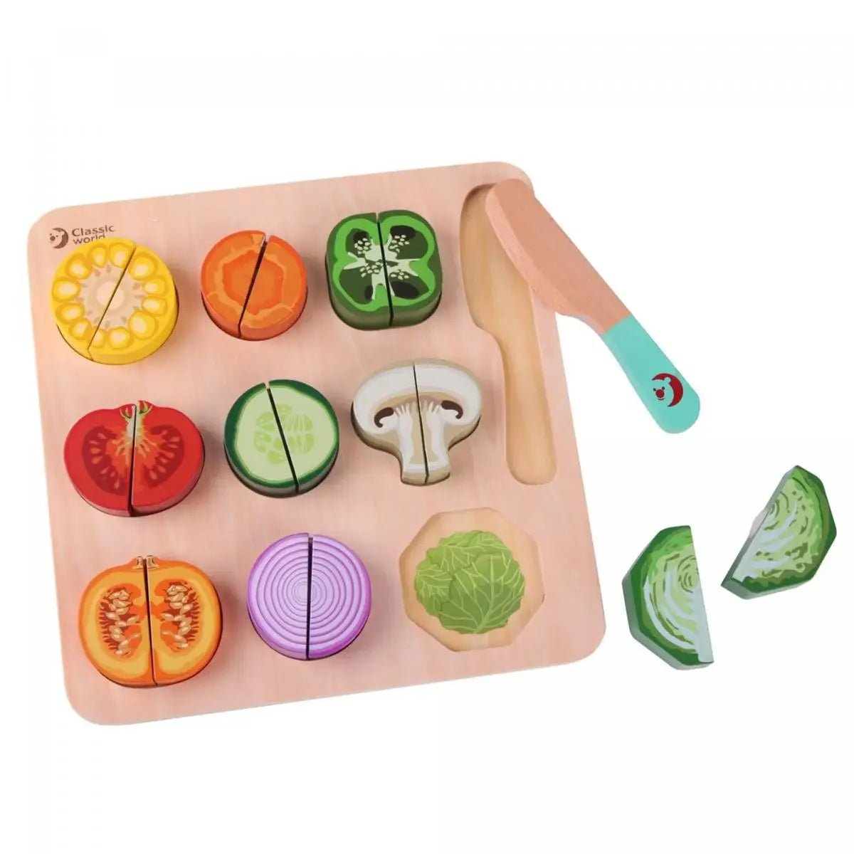Classic World - Cutting Vegetables Puzzle - Little Whispers