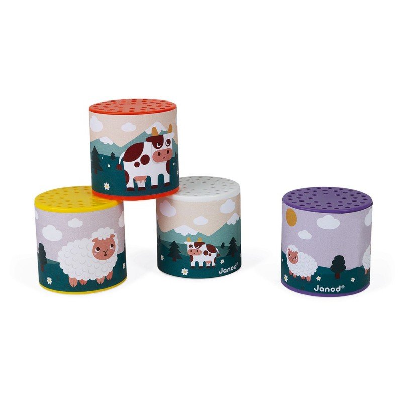 JANOD POCKET MOO AND BAA NOISEMAKER - Little Whispers
