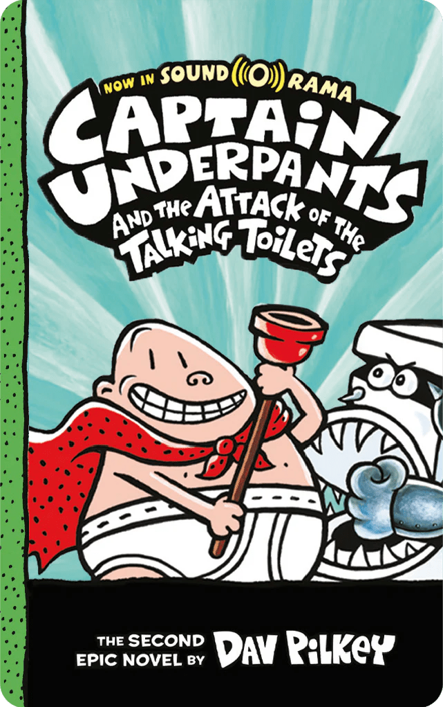 Yoto Captain Underpants Pack of 3 audio cards - Little Whispers