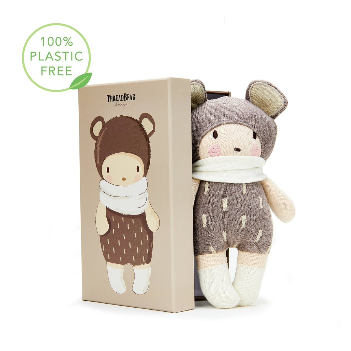 Tenderleaf Toys - Baby Beau Knitted Doll - Little Whispers