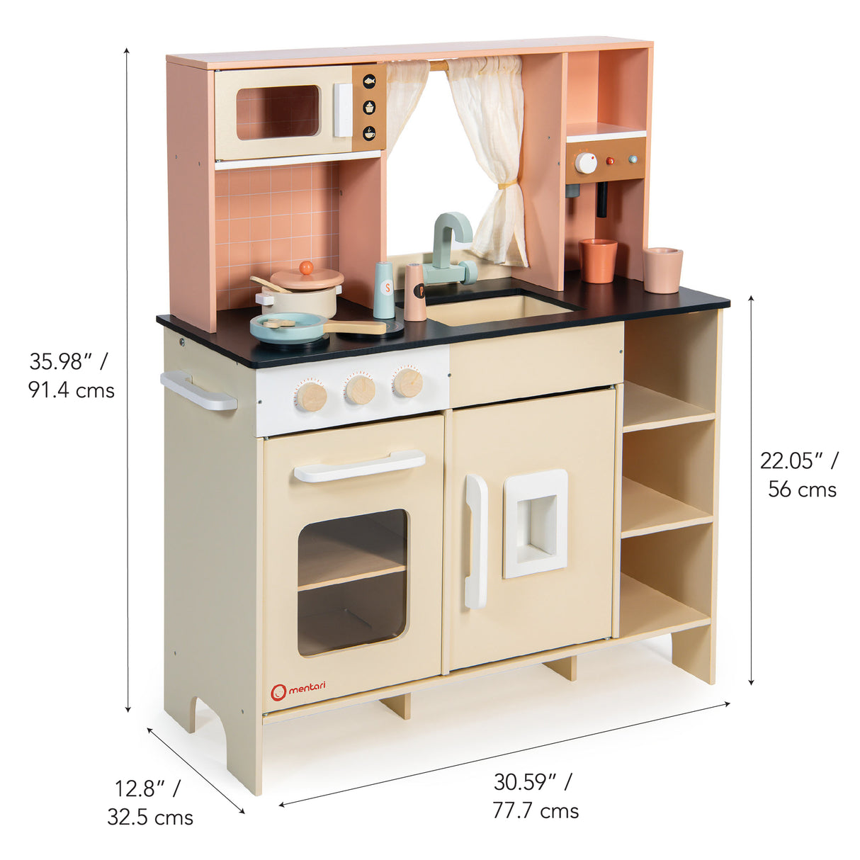 Cream Play Kitchen (Direct Shipping)