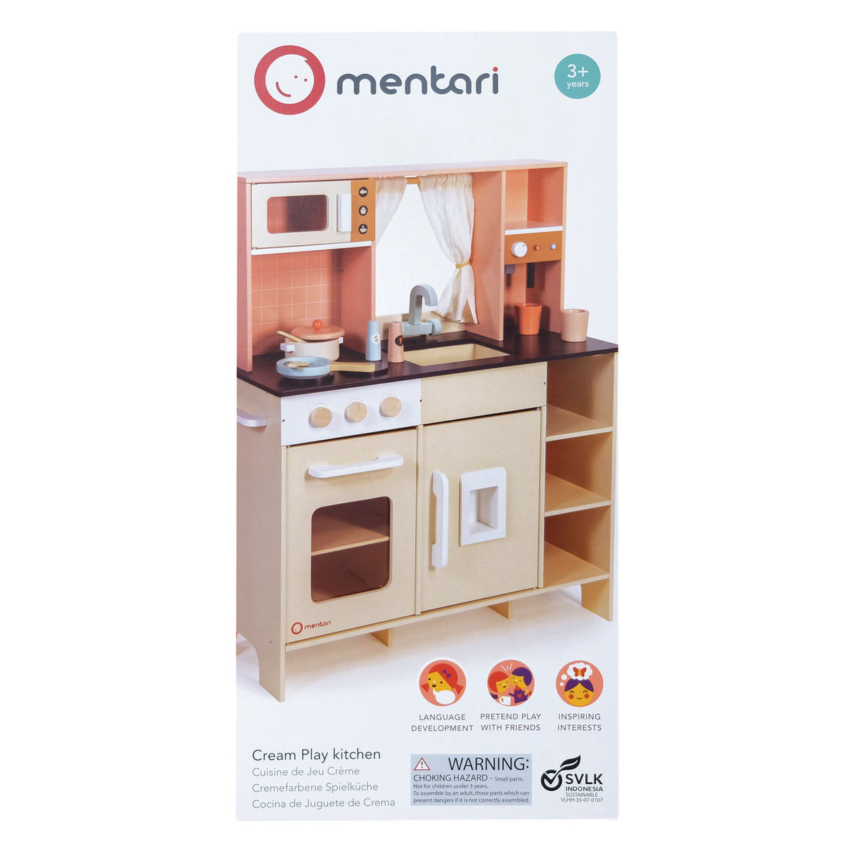 Cream Play Kitchen (Direct Shipping)