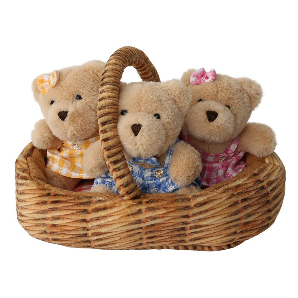 Wilberry Teddy Bears Picnic Bears x 3 - Little Whispers