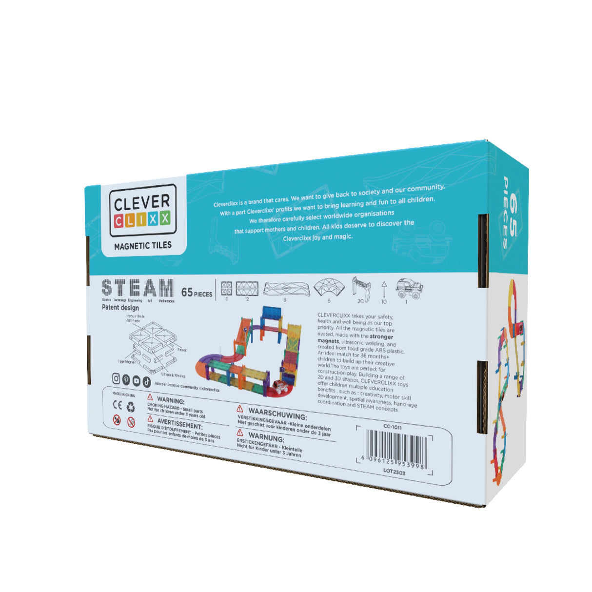 CleverClixx Race Track Intense 65 Pieces