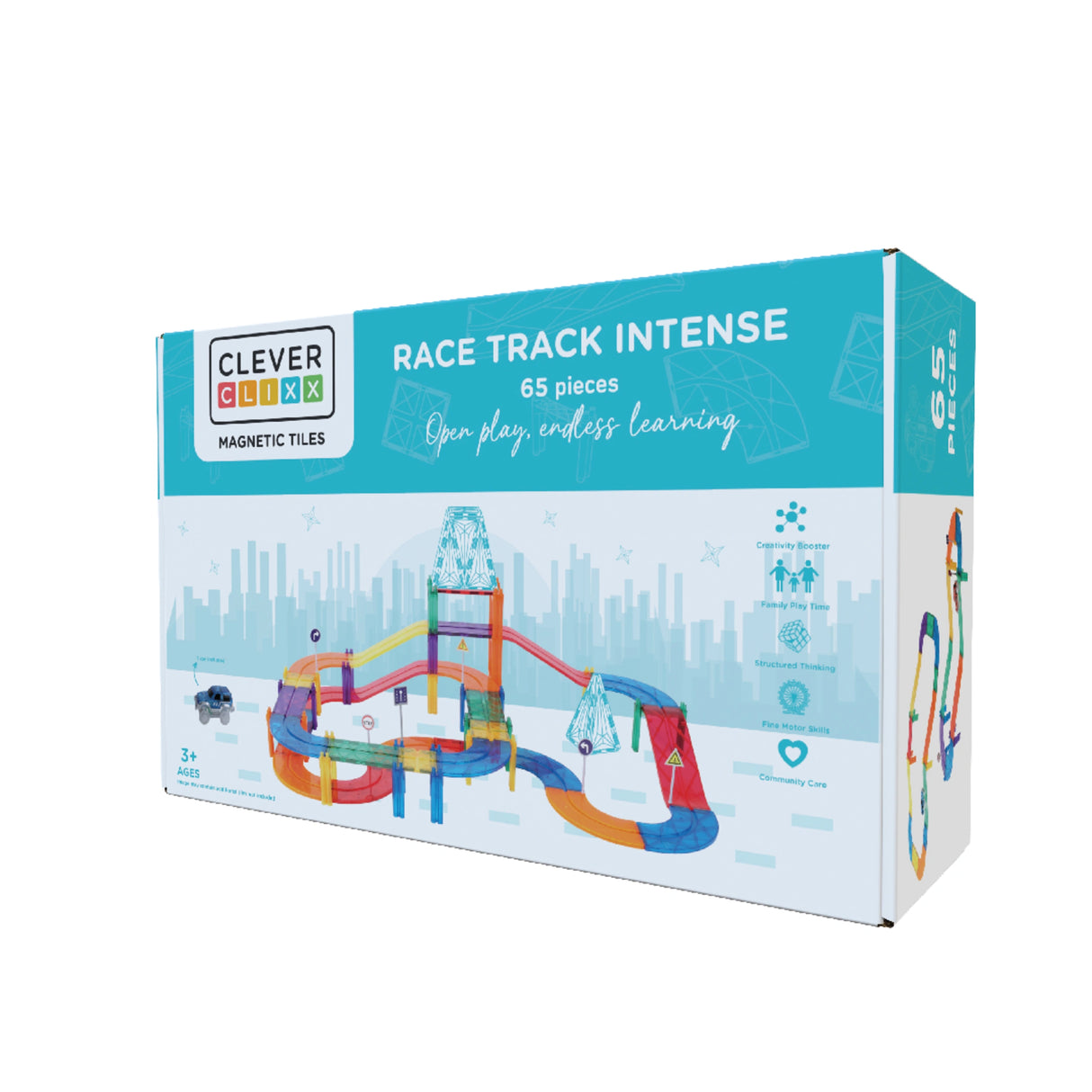 CleverClixx Race Track Intense 65 Pieces