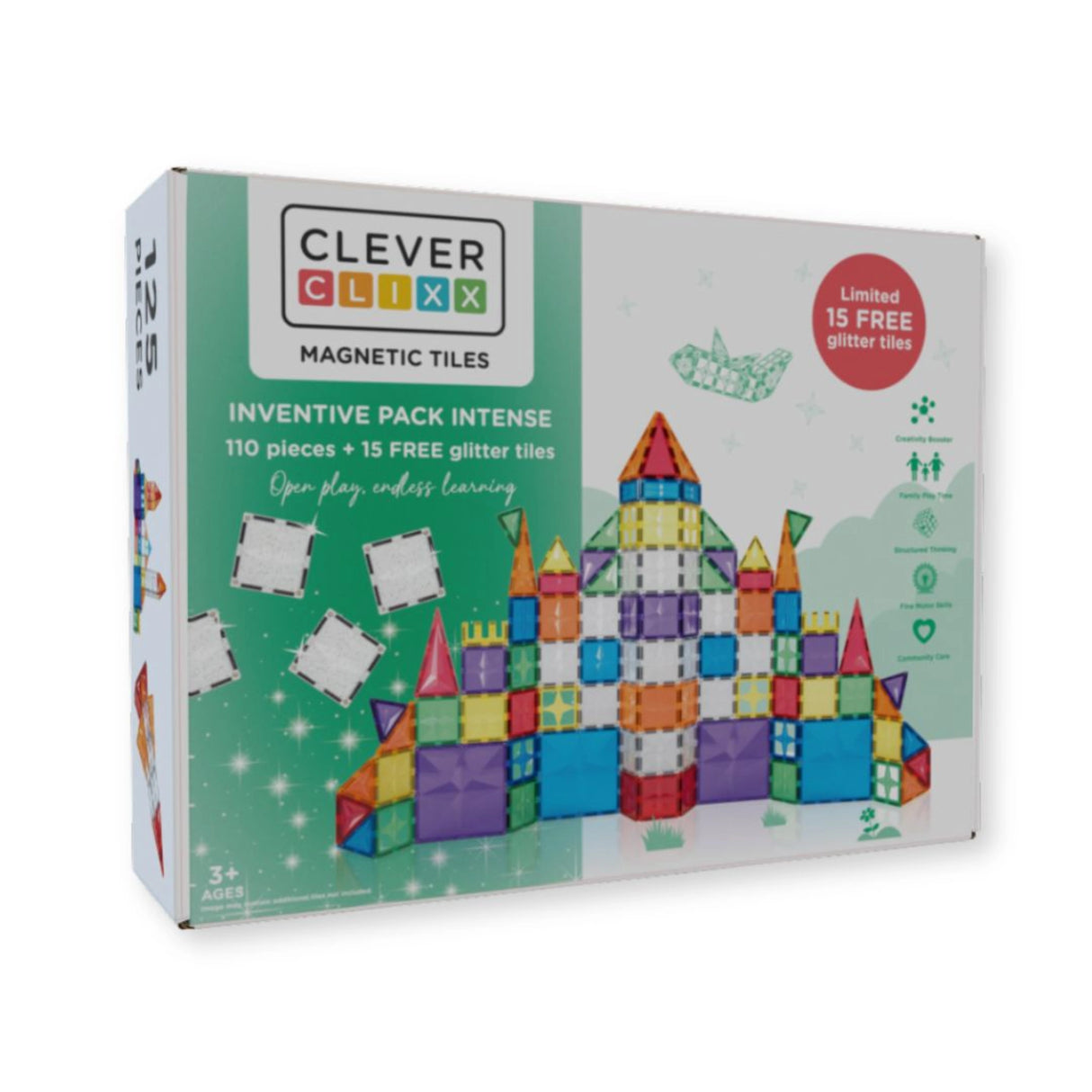 CleverClixx Inventive Pack Intense 110 pieces + 15 FREE TILES