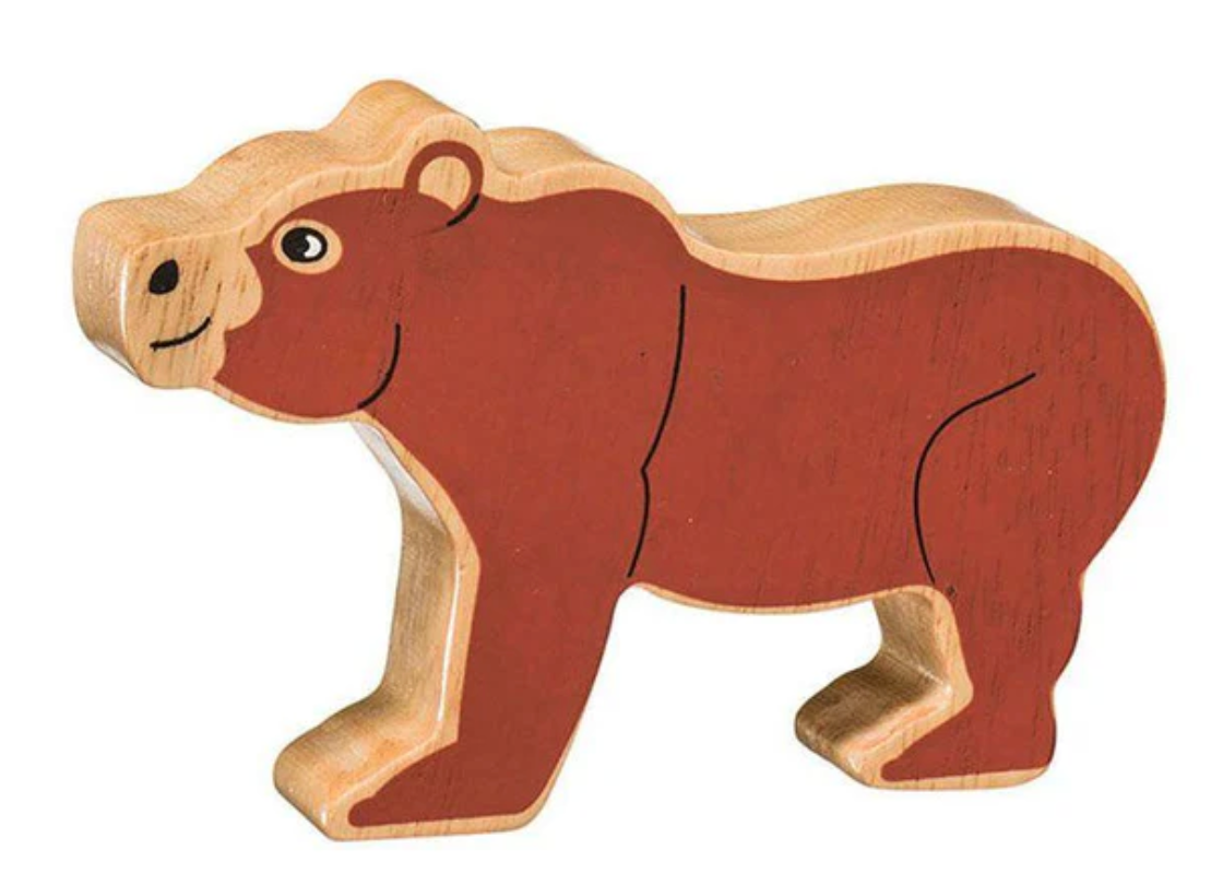 Lanka Kade Wooden bear toy figure