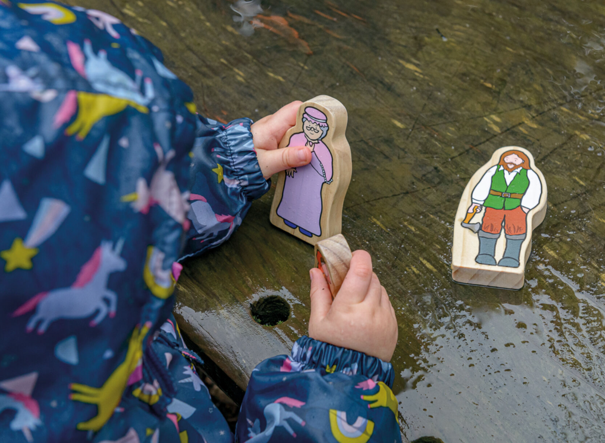 Little Red Riding Hood Wooden Characters