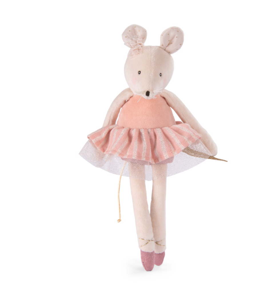 Moulin Roty Pink Ballerina Mouse