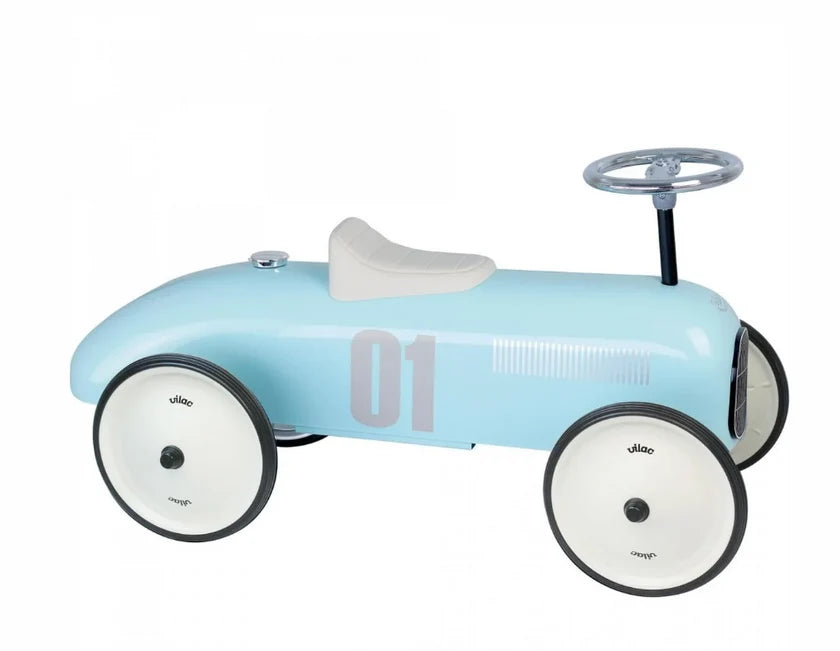 Vilac Classic Metal Racing Car Ride On, Black (Direct Shipping UK)