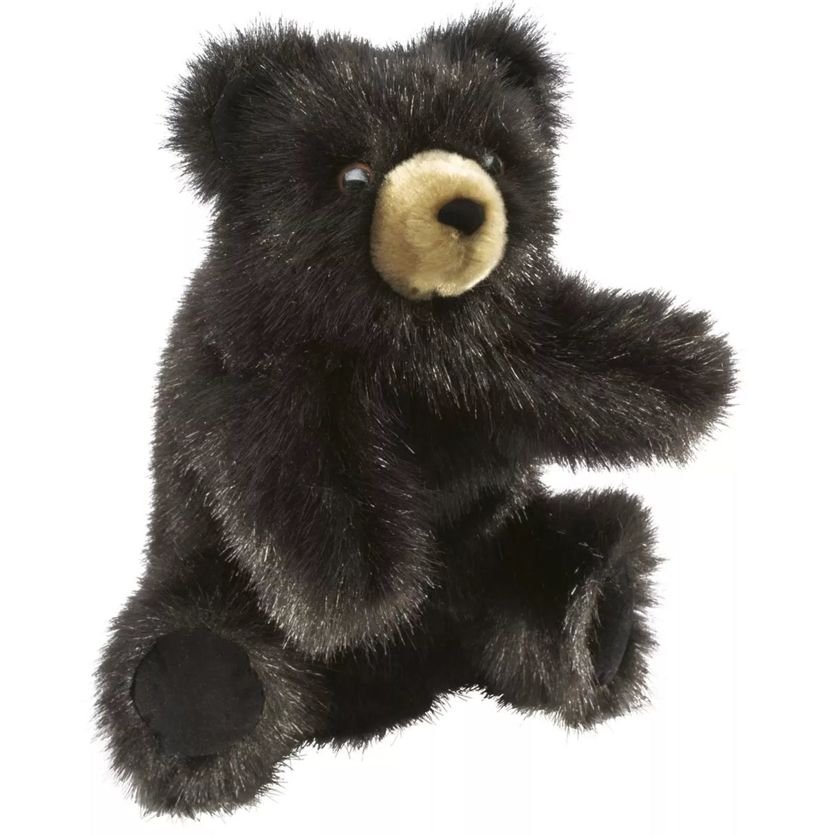 Folkmanis Baby Black Bear Hand Puppet