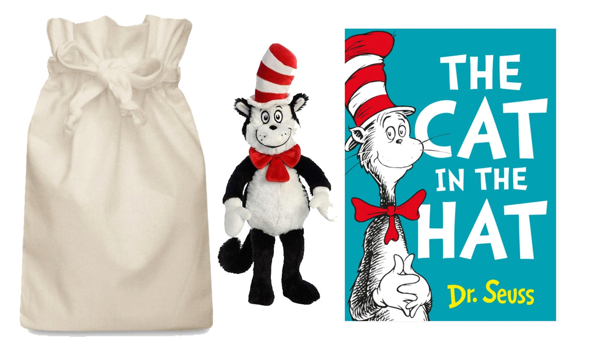 Dr. Seuss The Cat in the Hat Story Sack with Paperback Book