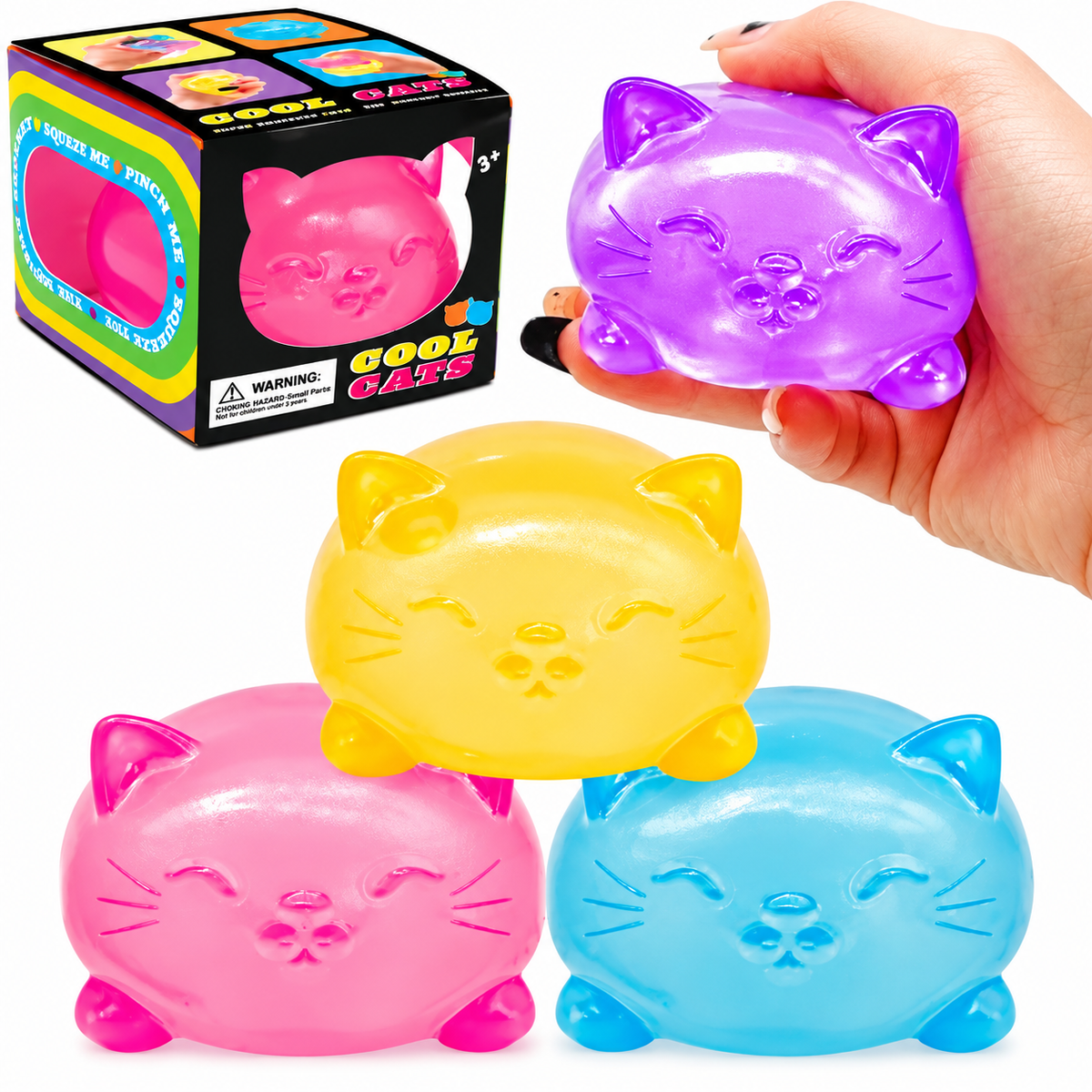 Squishy Sensory Maltose Cat 7cm