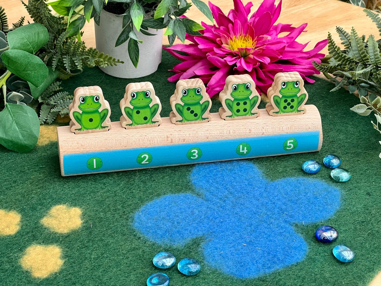 Five Frogs on a Log Counting Resource