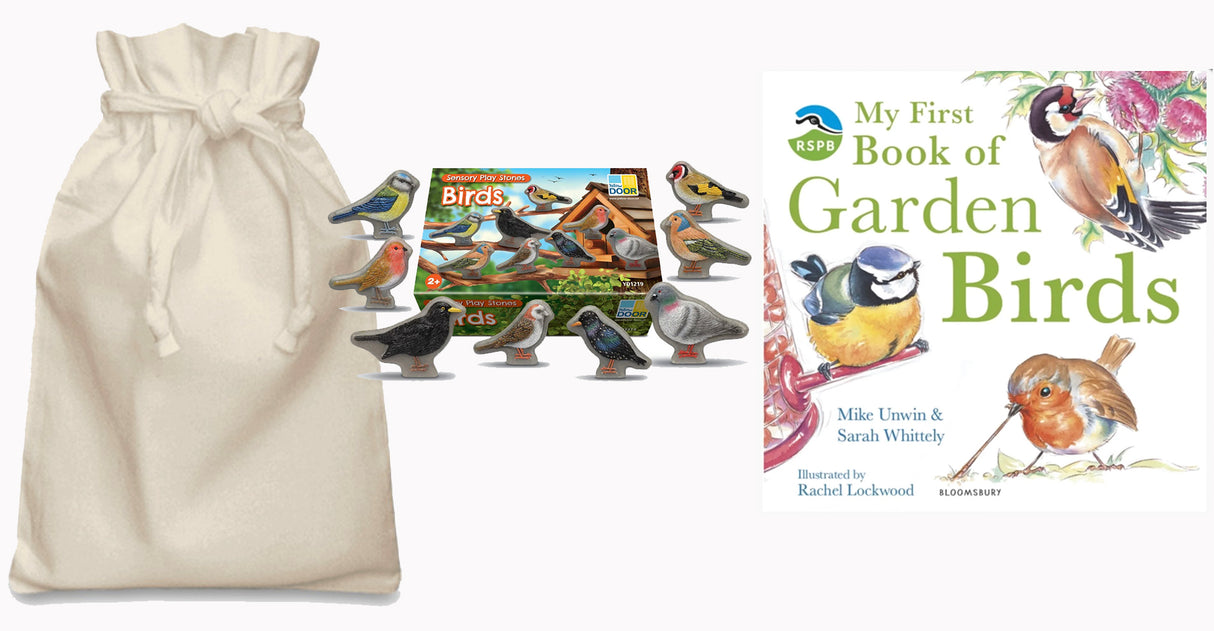 First Book of Garden Birds Story Sack with Bird Stones