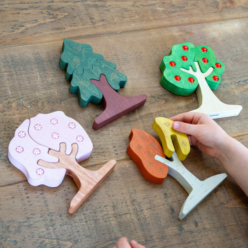 Seasonal Gem Trees – 12 Pieces