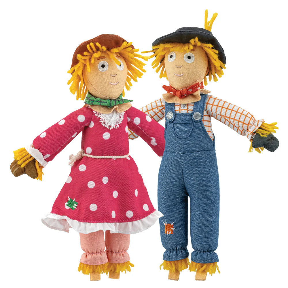 Harry and Betty O’Barley Soft Toy Scarecrow by Aurora World